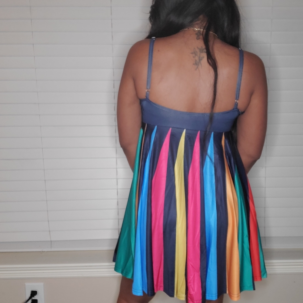 Colorful Mini Dress - Picture 4 of 5